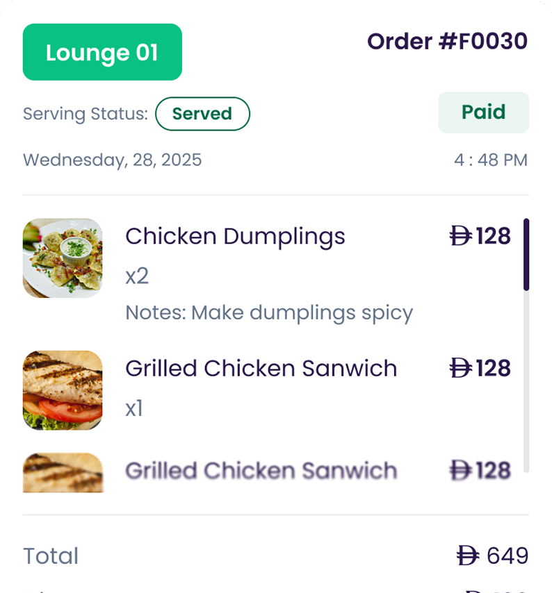 Taking Orders & Payment